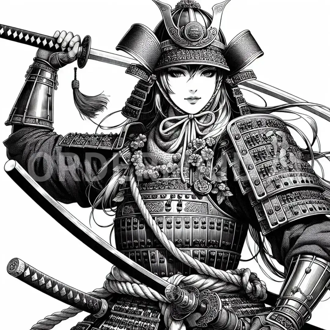 マンガスタイル - どんなマンガを生成したい？: 美しい戦国武将石田三成 - AI画像 クラウドワークスAI