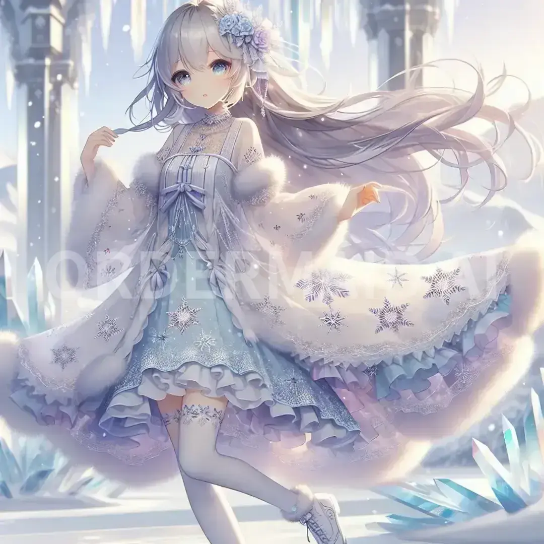 淡くて美しいキャラクターイラスト - どんなイラストを生成したい？: おしっこを漏らす女の子 - AI画像 クラウドワークスAI