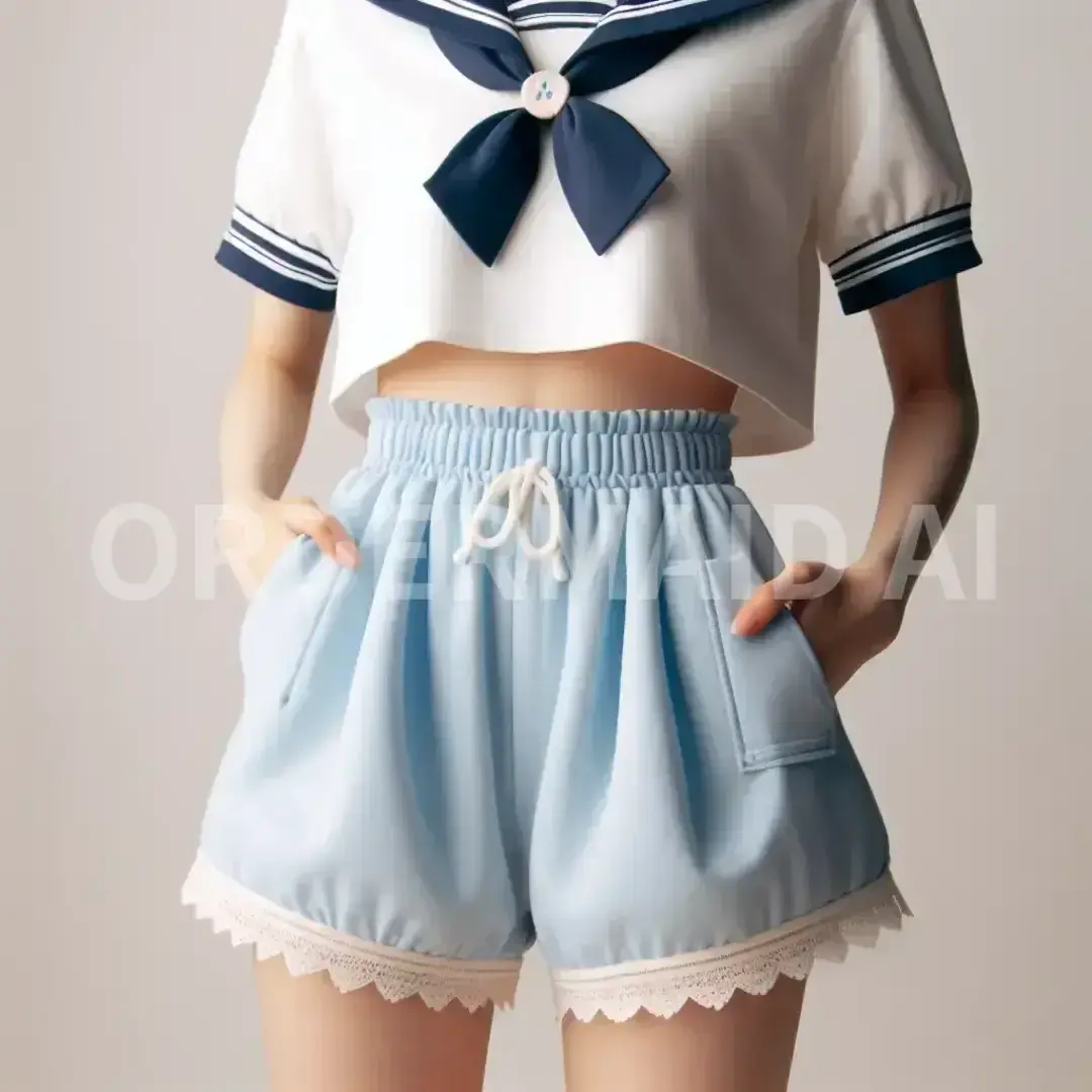 なんでも自由に生成 - 生成したい画像の指示を入力: 体操服とブルマを着た女子高生 - AI画像 クラウドワークスAI