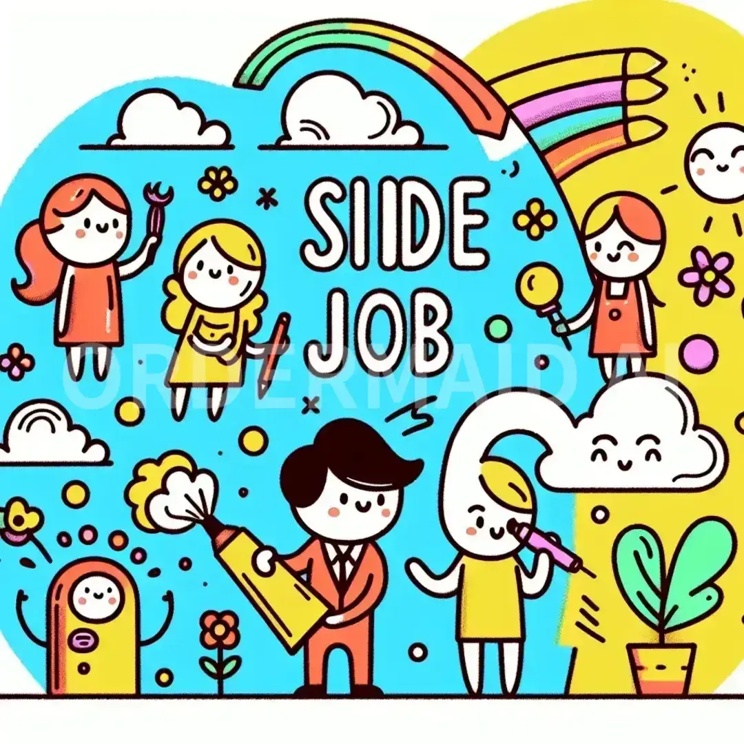 ポップデフォルメなイラスト - どんなイラストを生成したい？: 副業 - AI画像 クラウドワークスAI