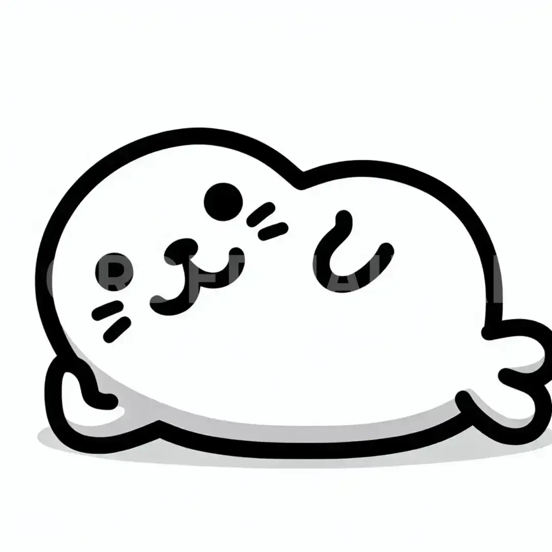 ゆるキャラメーカー - どんなゆるキャラを生成したい？: アザラシ - AI画像 クラウドワークスAI