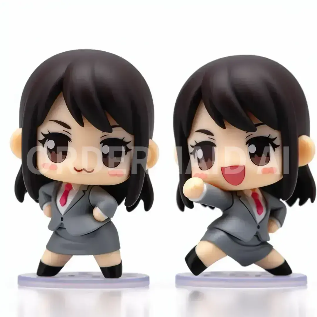ねんどろいど - どんなイラストを生成したい？: ブギウギバンバン と ポケモンダンスを踊るオフィスレディ - AI画像 クラウドワークスAI
