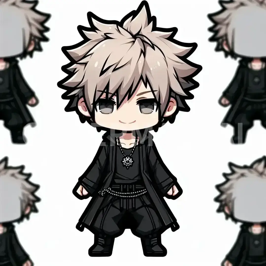 ちびキャラ - どんなちびキャラを生成したい？: 呪術廻戦 五条悟 - AI画像 クラウドワークスAI