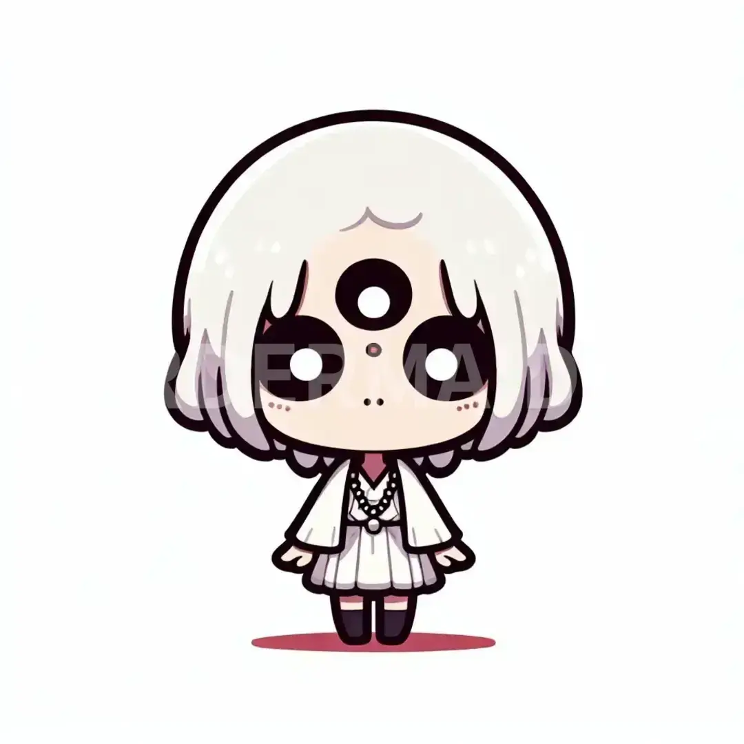 ちびキャラ - どんなちびキャラを生成したい？: 三白眼 - AI画像 クラウドワークスAI