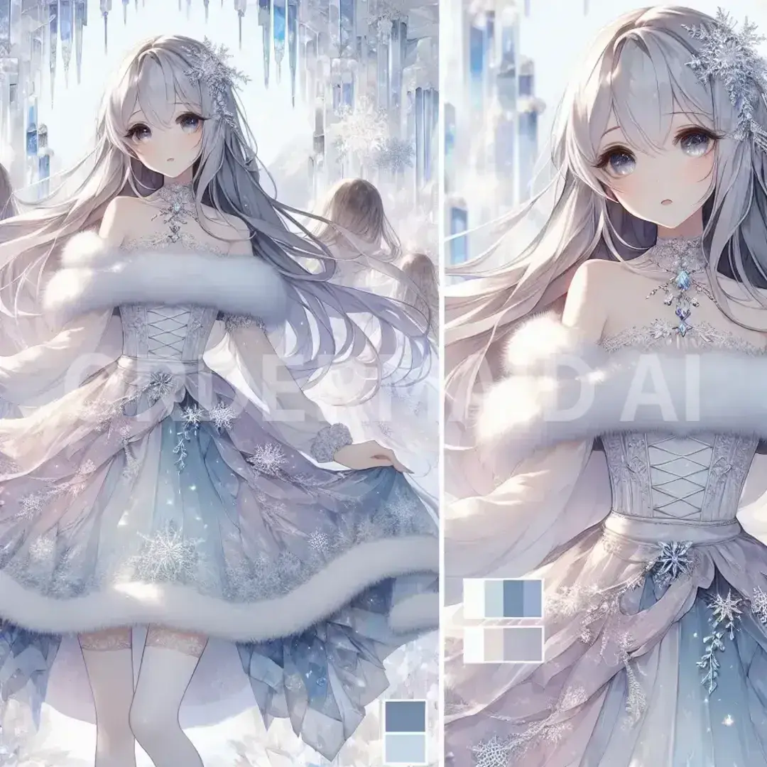 淡くて美しいキャラクターイラスト - どんなイラストを生成したい？: Reine - AI画像 クラウドワークスAI