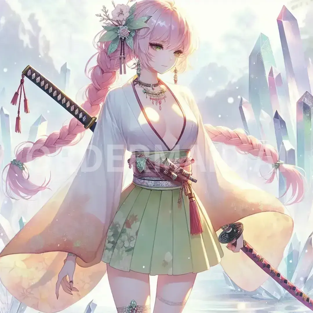 淡くて美しいキャラクターイラスト - どんなイラストを生成