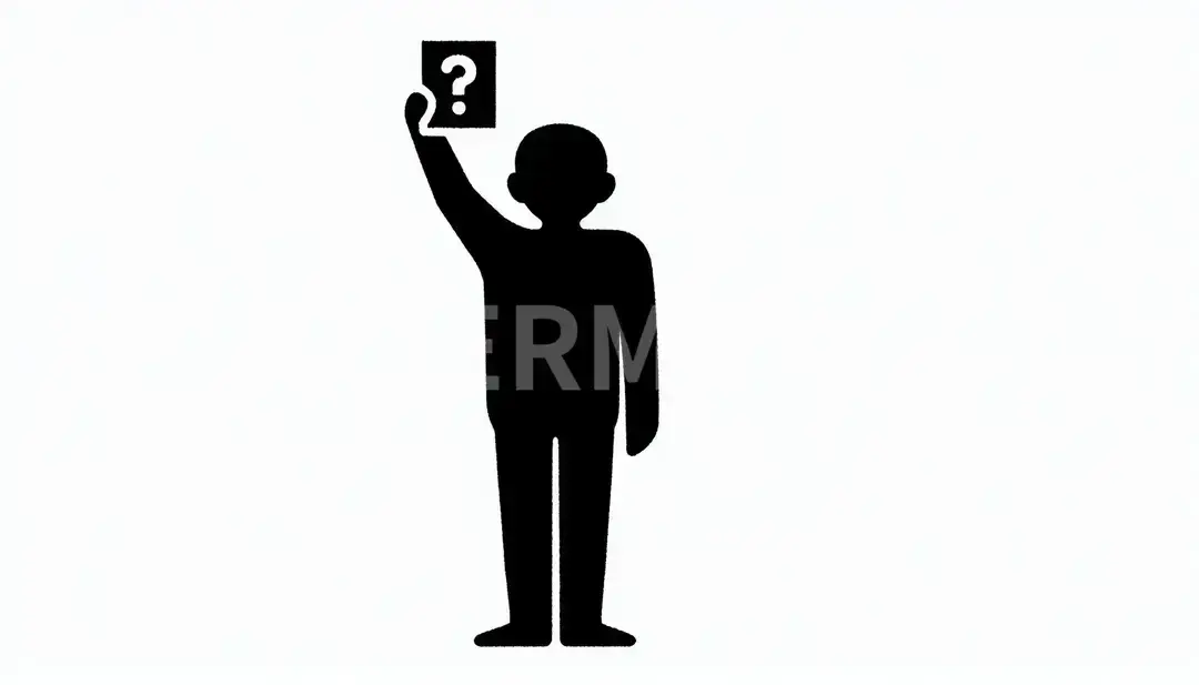 シルエットイラスト - どんなイラストを生成したい？: IPPONグランプリで答えを紙に書いて見せている - AI画像 クラウドワークスAI