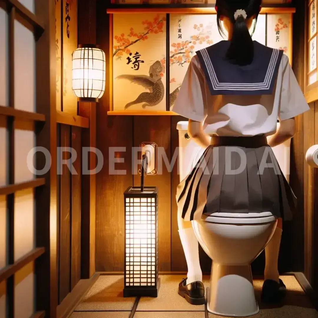 なんでも自由に生成 - 生成したい画像の指示を入力: 和式トイレでうんちをするJK - AI画像 クラウドワークスAI
