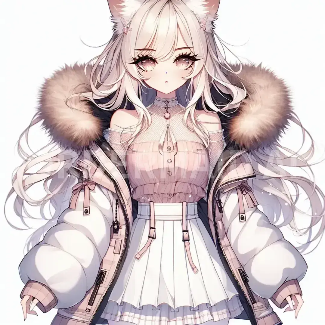 Vtuberの立ち絵メーカー - どんなイラストを生成したい？: フレンチガーリー系 - AI画像 クラウドワークスAI