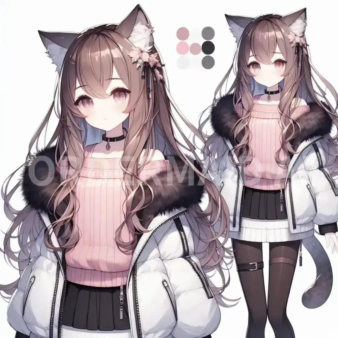 Vtuberの立ち絵メーカー - どんなイラストを生成したい？: ロリ 女の子 - AI画像 クラウドワークスAI